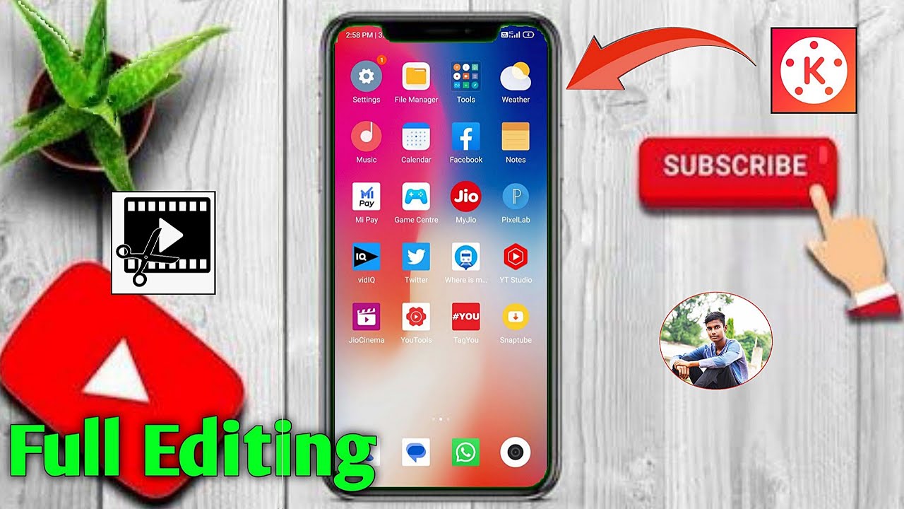 Mobile Frame Video Editing | How to add Mobile Screen Frame in YouTube Videos