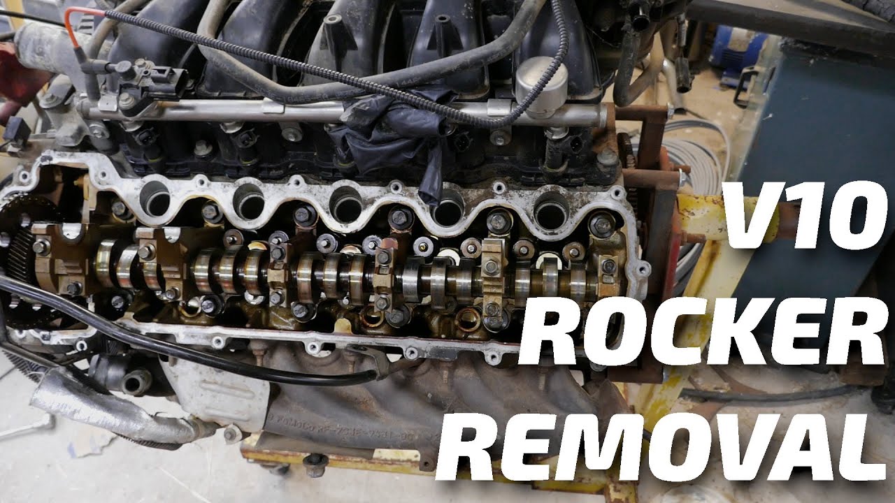 Ford F-550 V10 Swap Part3: Removing the old rockers