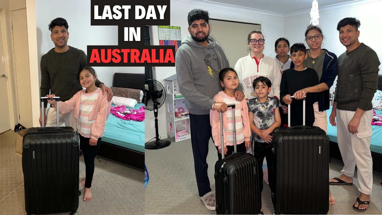 LAST DAY IN AUSTRALIA || GOING TO...INDIA