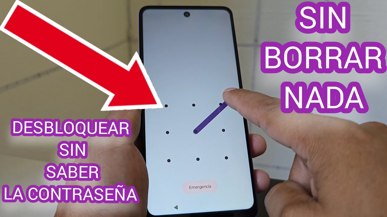 SIN FORMATEARLO - Desbloquear un celular con patr&oacute;n o contrase&ntilde;a Motorola - SIN BORRAR NADA