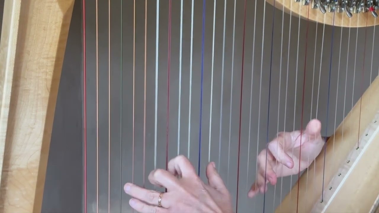 Young and Beautiful from the Great Gatsby, Lana Del Rey harp cover