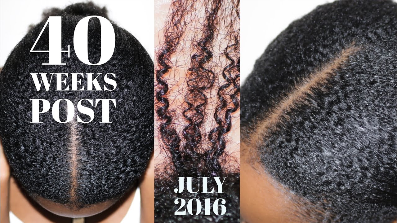 Transitioning To NATURAL HAIR (40 WEEKS Post Relaxer) (Hair Update) (July 2016)