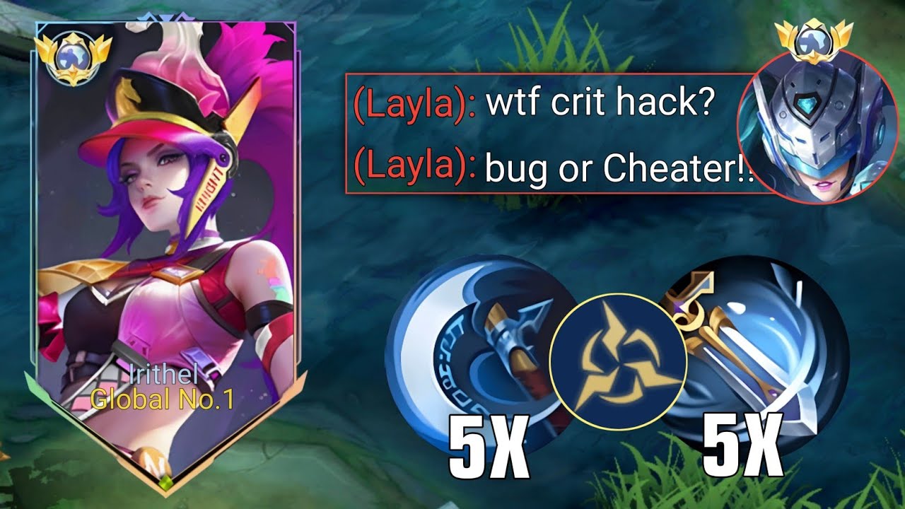 GLOBAL IRITHEL CRITICAL ONE SHOT BUILD IS BACK!!🔥( CRIT DAMAGE HACK! ) IRITHEL BEST BUILD 2025!