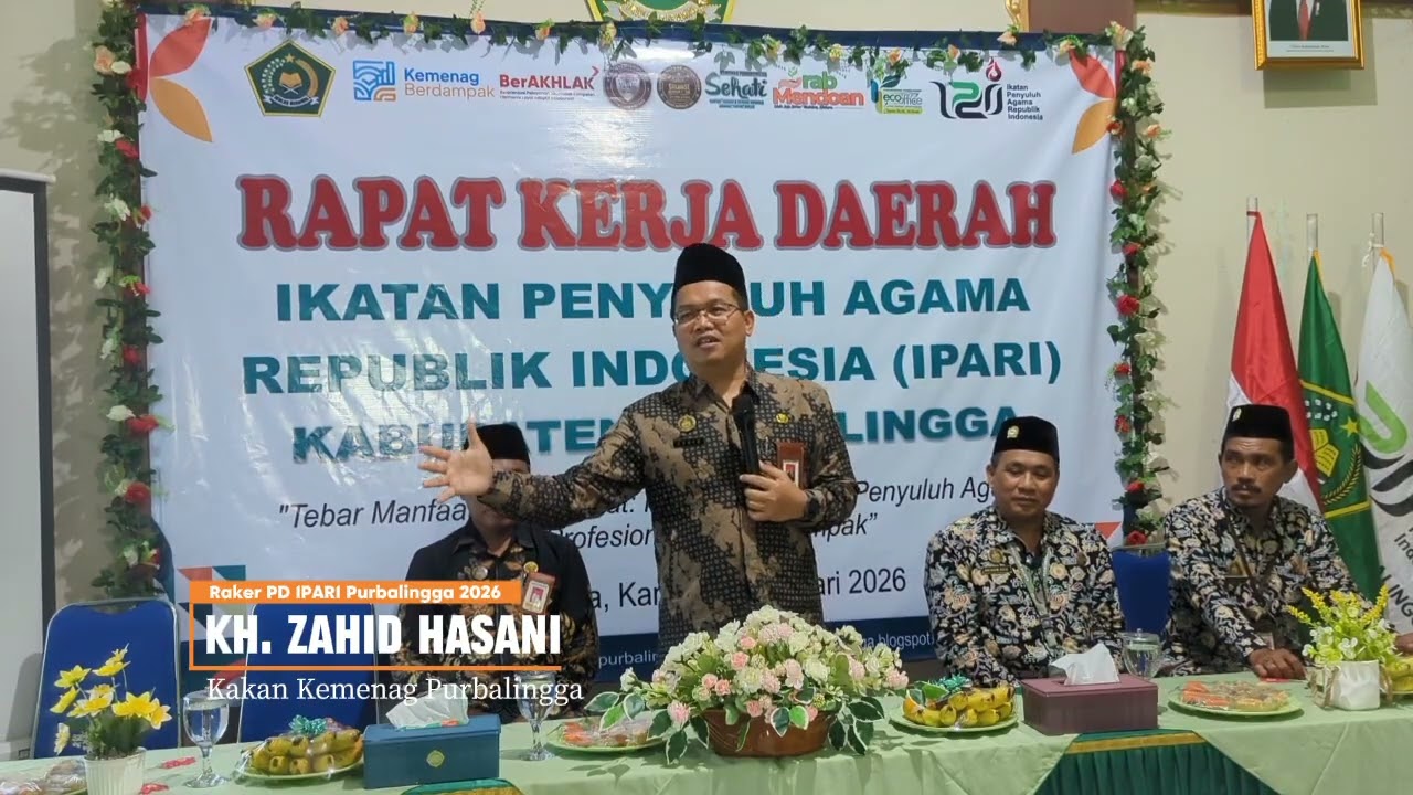 KH. ZAHID HASANI || Pembukaan Raker PD IPARI Purbalingga 2026