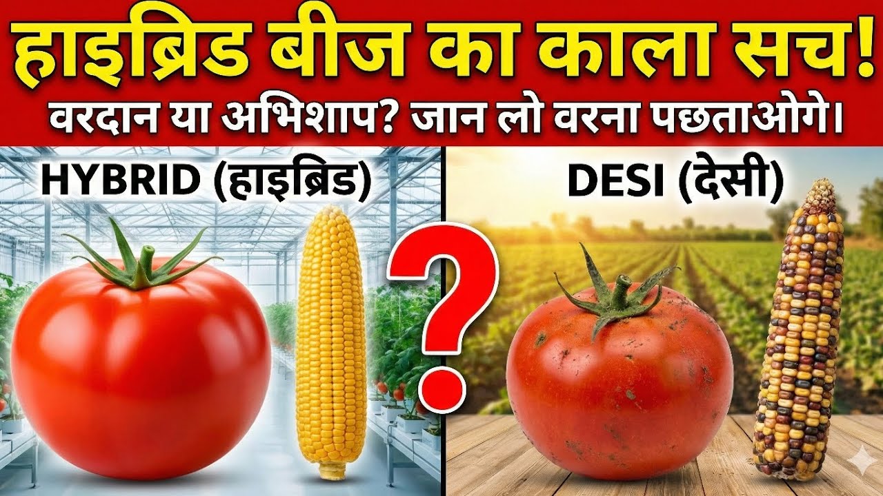 देसी बीज बनाम हाइब्रिड बीज | सच जो कंपनियां नहीं बताती | किसान के लिए सबसे जरूरी वीडियो