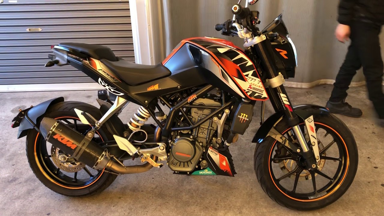 KTM 200 Duke エンジン始動動画　A-PARTS