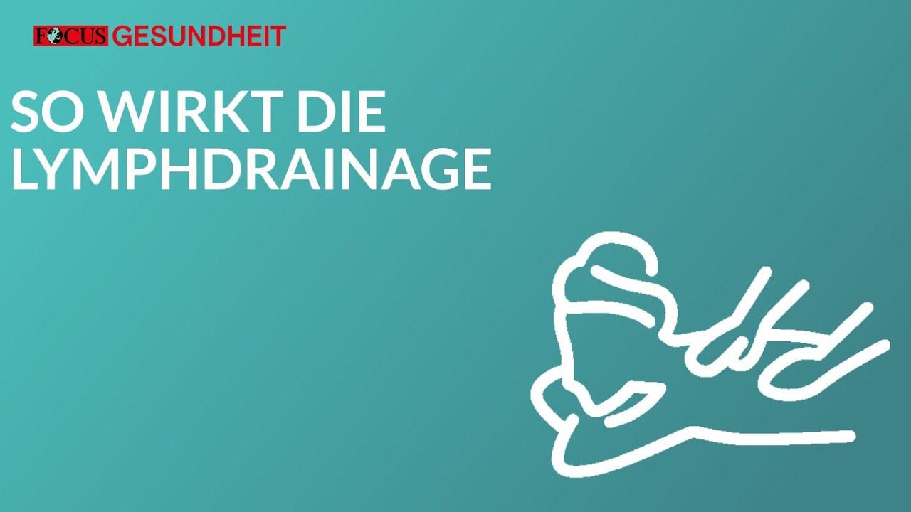 So wirkt die Lymphdrainage