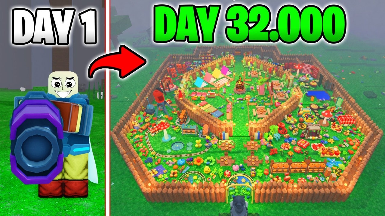32000 Days to Build a Best Base Ever in 99 Nights in The Forest
