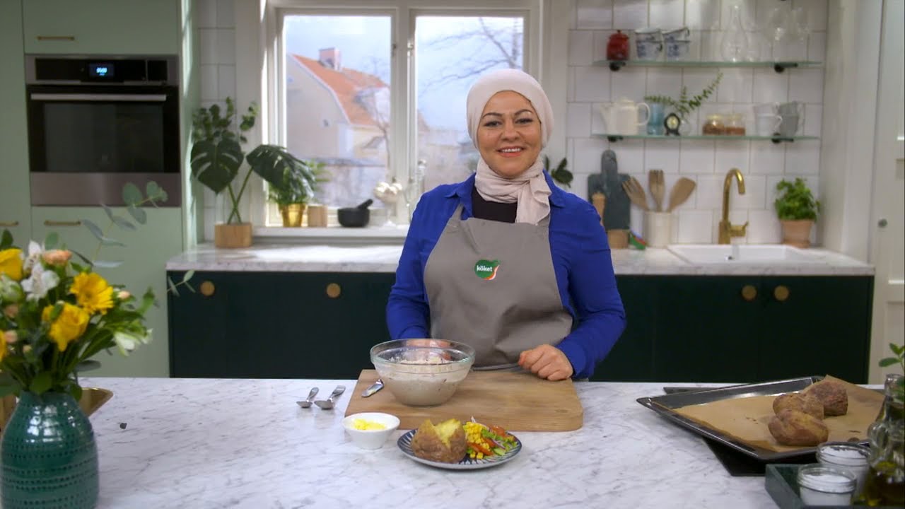 Kökets middag: Bakad potatis med krämig tonfiskröra - Köket