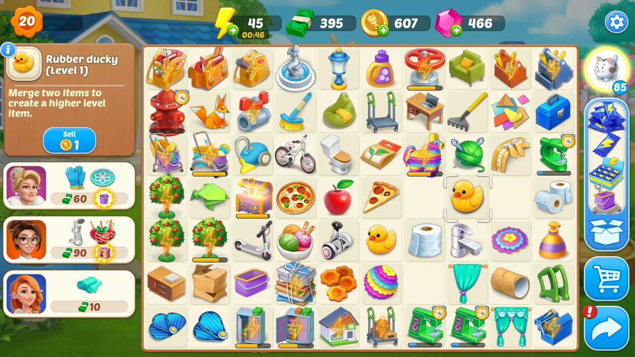 DesignVille Merge Gameplay Part 1