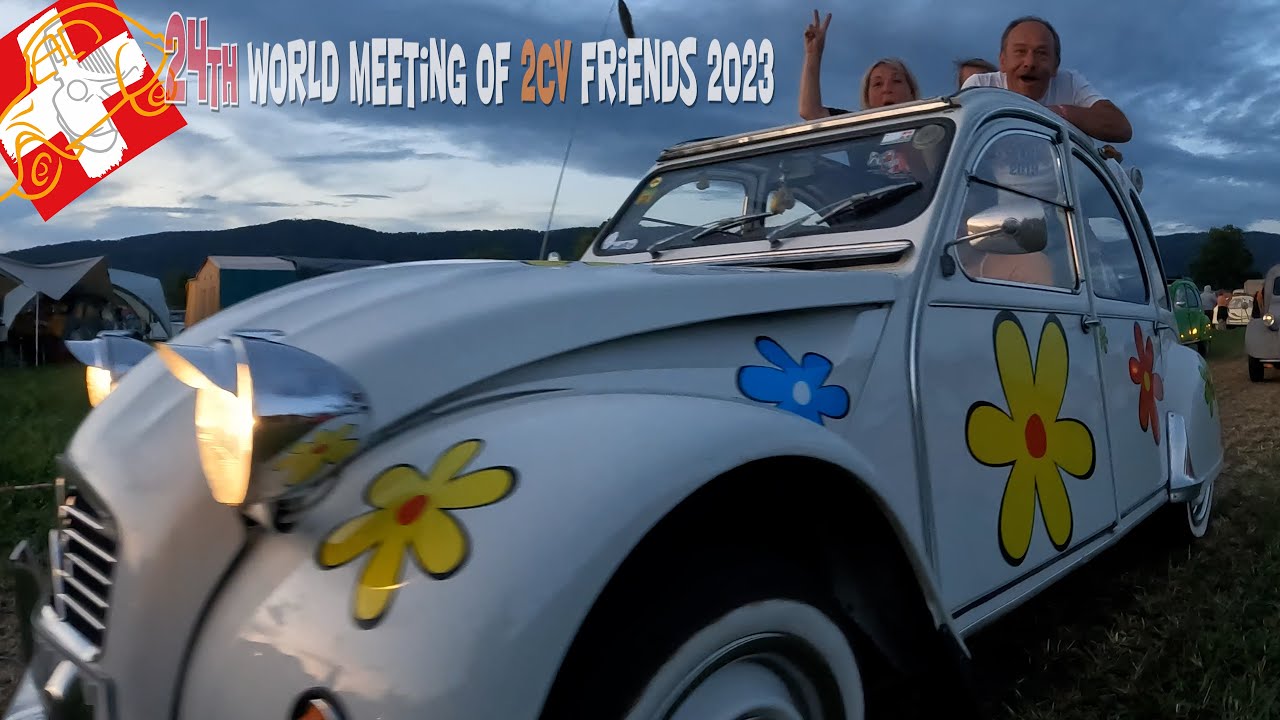 24th World Meeting of 2CV Friends 2023 Switzerland