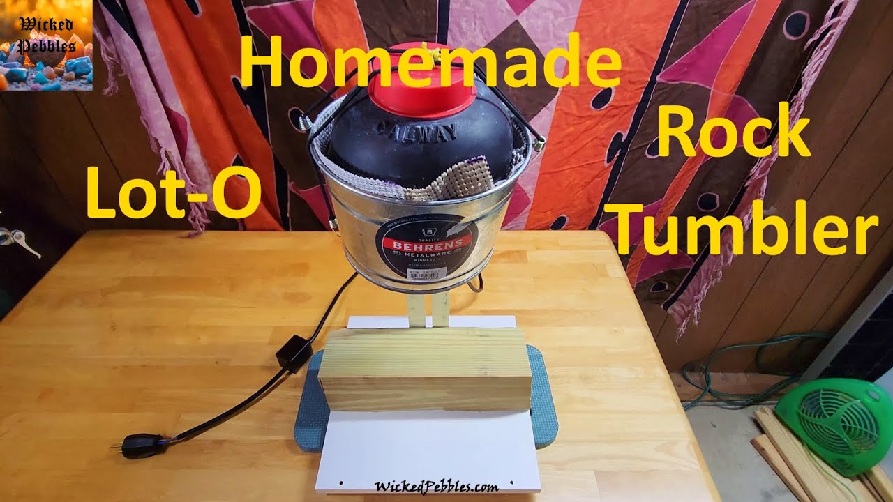 Homemade Lot-O Tumbler Build Your Own Vibratory Rock Tumbler For $110
