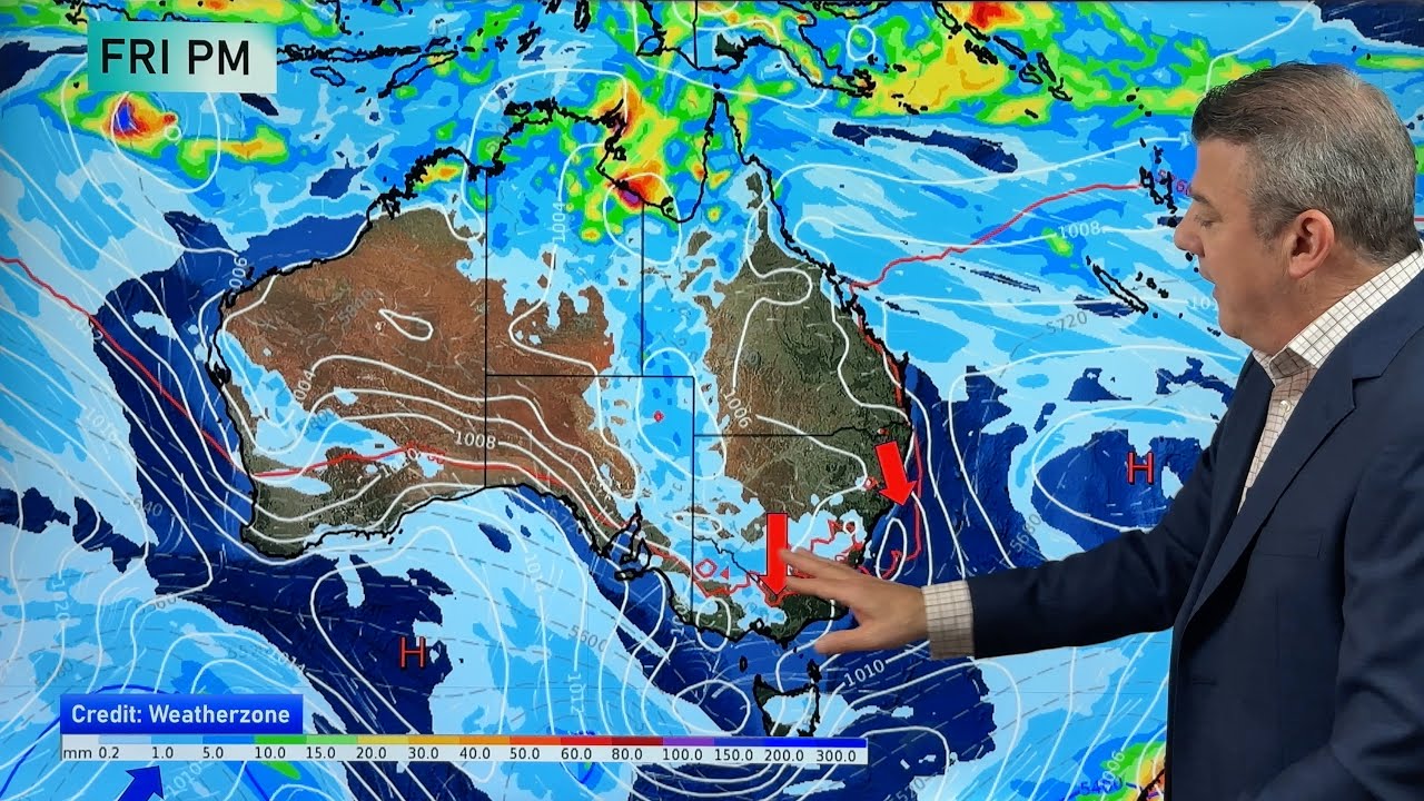 Oz: Weekend outlook + weather to Christmas Day