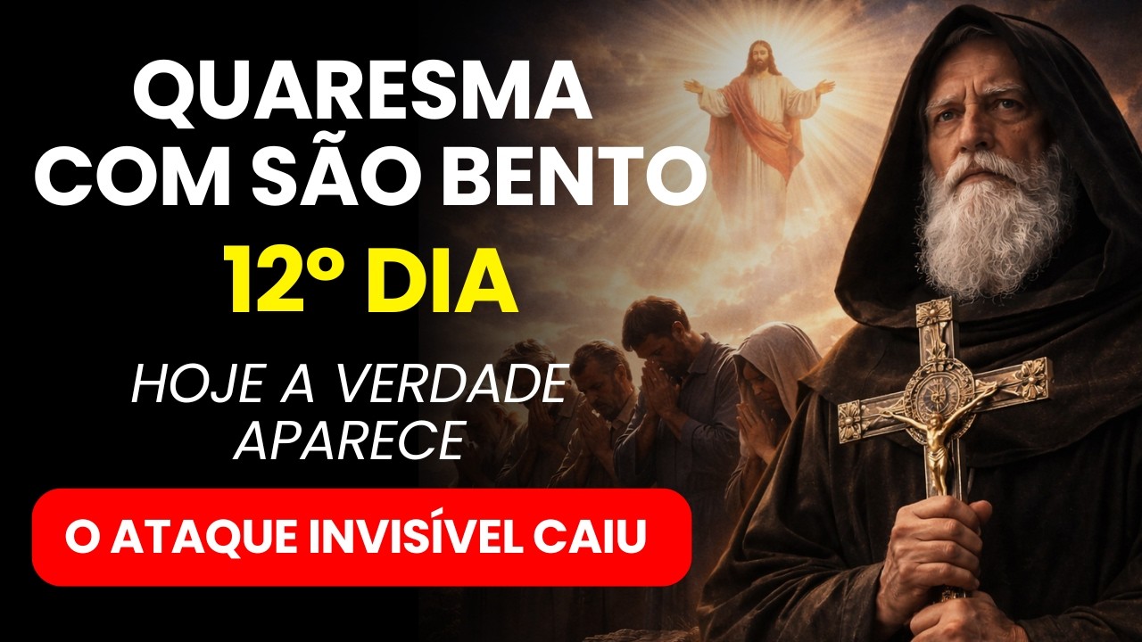 📿 12º DIA DA QUARESMA | 12 PALAVRAS DO GRIMÓRIO DE SÃO BENTO – O MAL ESTÁ SENDO REVELADO