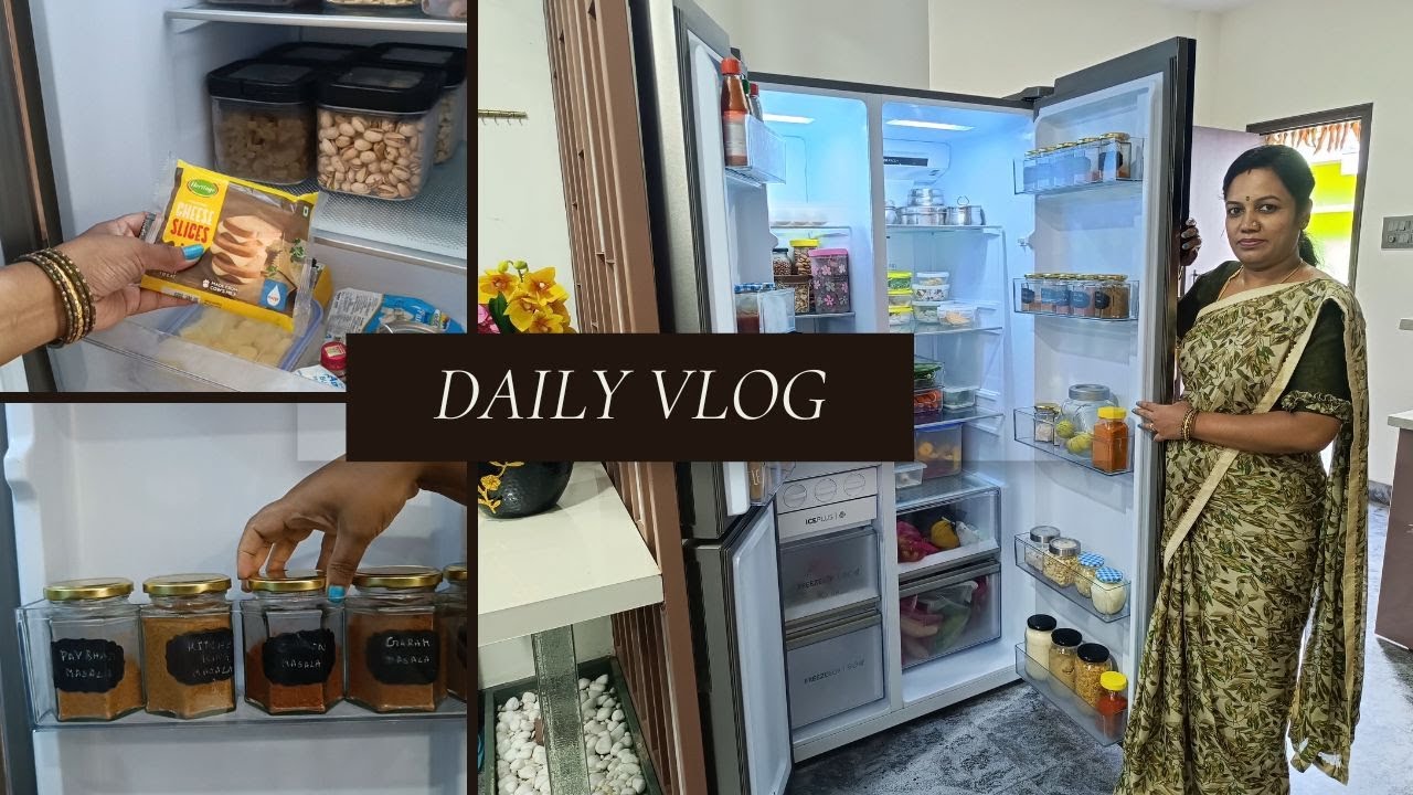 ನಮ್ಮ fridge ಟೂರ್ | Fridge Organization | Tour |@pushpanjalimahesh