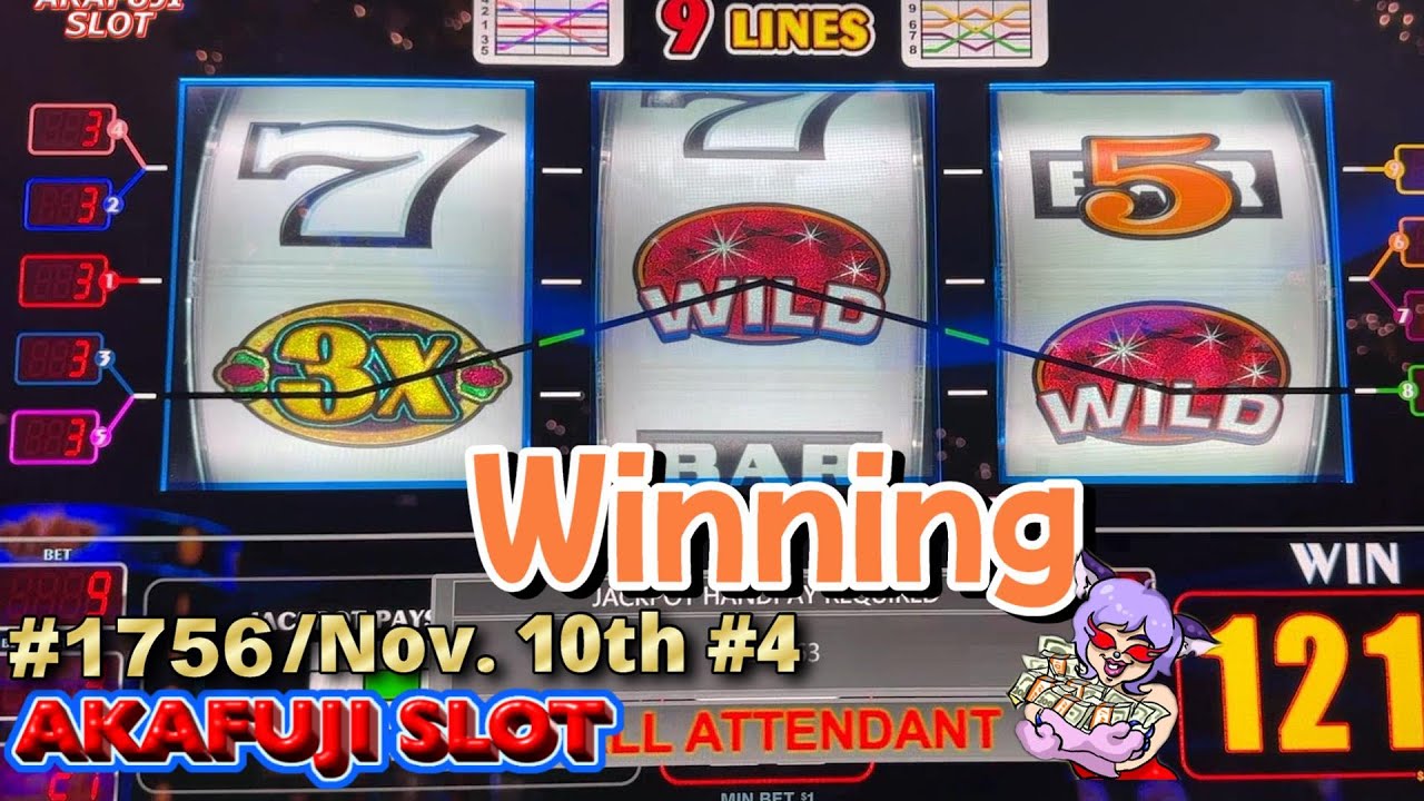 2 Jackpots Clovers Gold Slot, Triple Jackpot Jewels Slot, 3X Wild Diamonds Slot 赤富士スロット 連勝