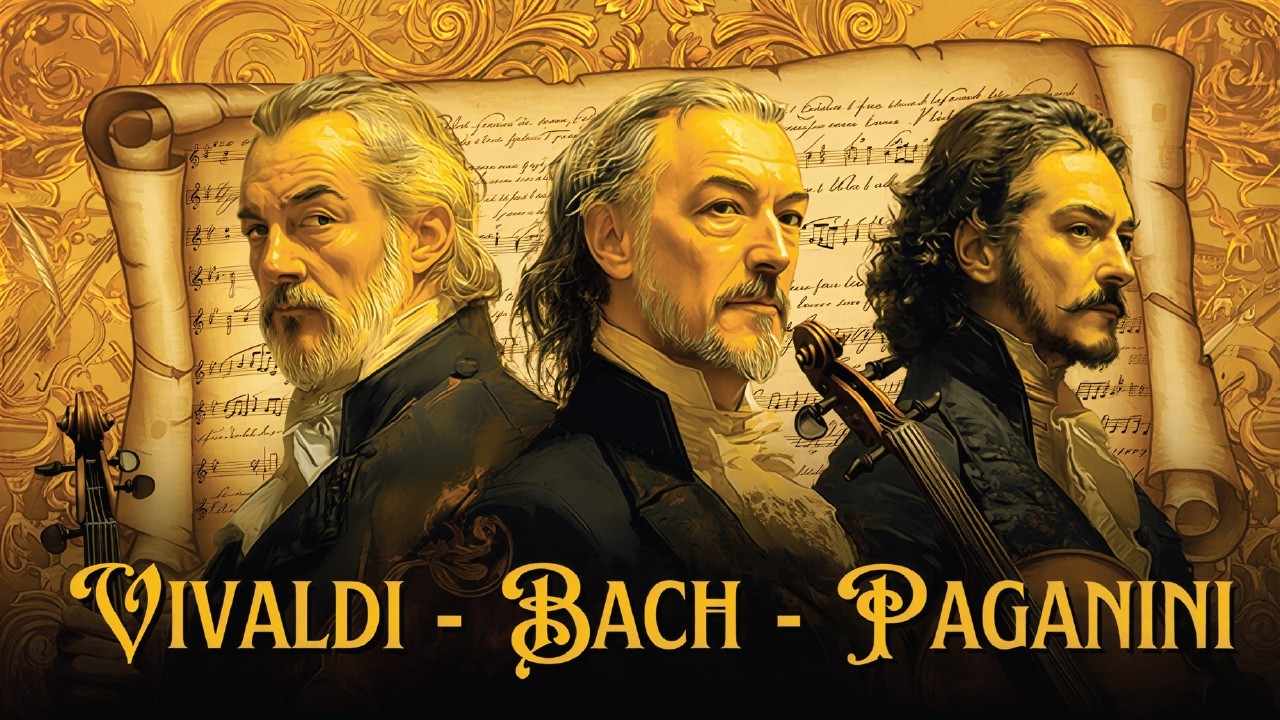 Vivaldi, Bach, Paganini: Three Masters, One Instrument 🎻 The Most Iconic Violin Music Ever Composed