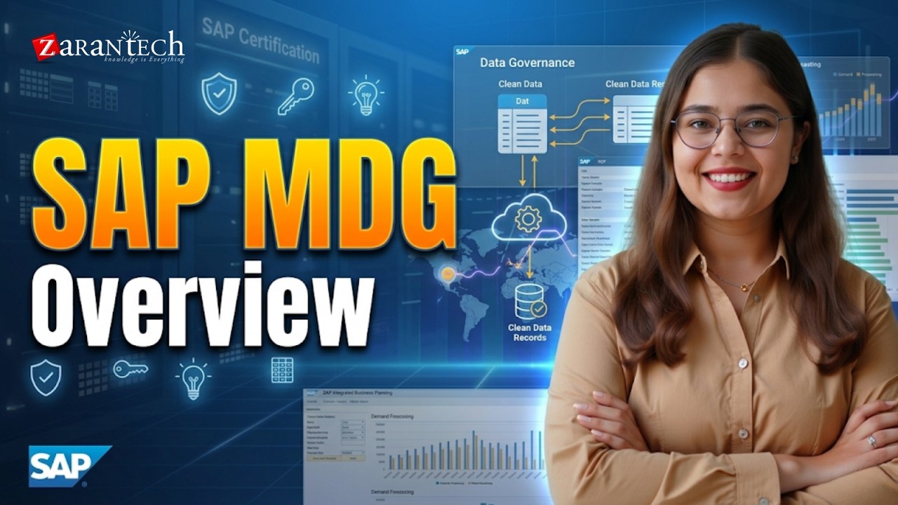 SAP MDG (Master Data Governance) Training - Overview | ZaranTech