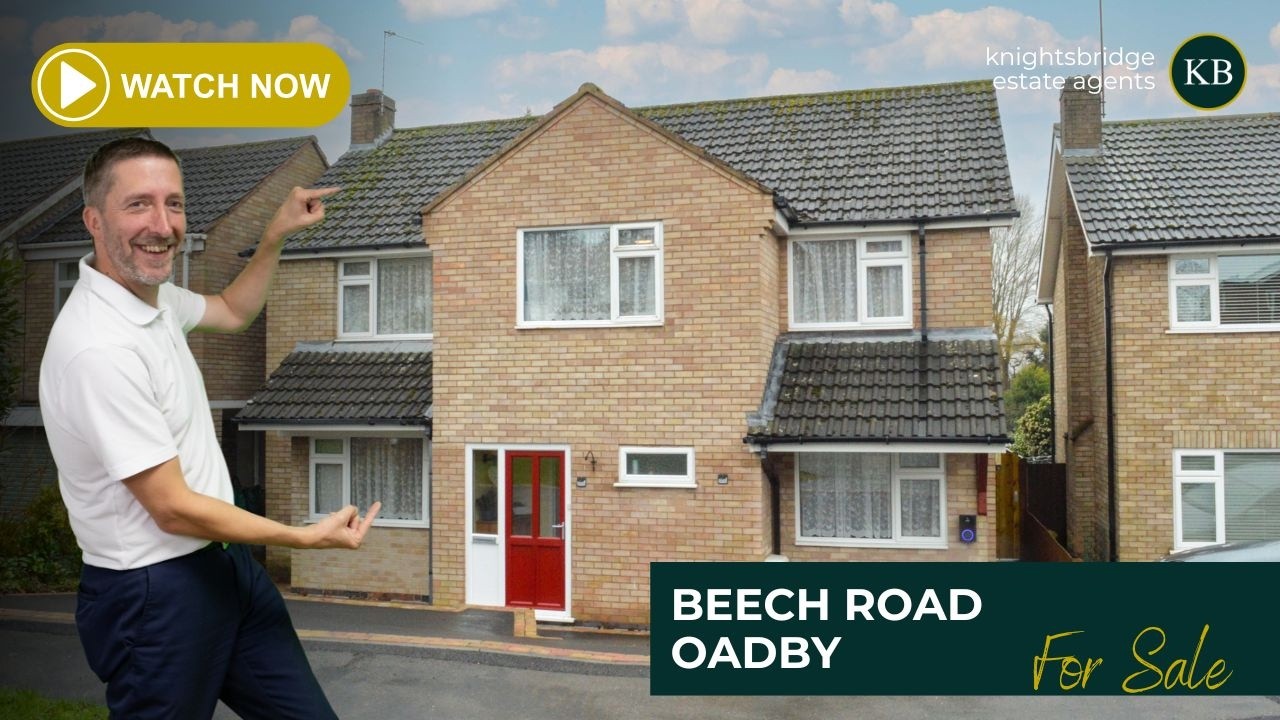 4 Bedroom Detached Home in Oadby | Office, EV Charger & Garden - Beech Road, Oadby