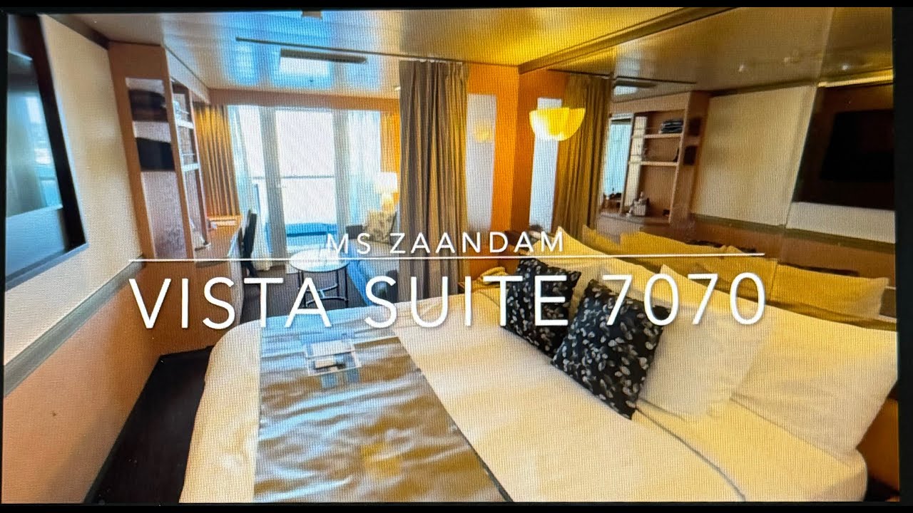 Holland America Zaandam cabin 7070 Vista Suite Review
