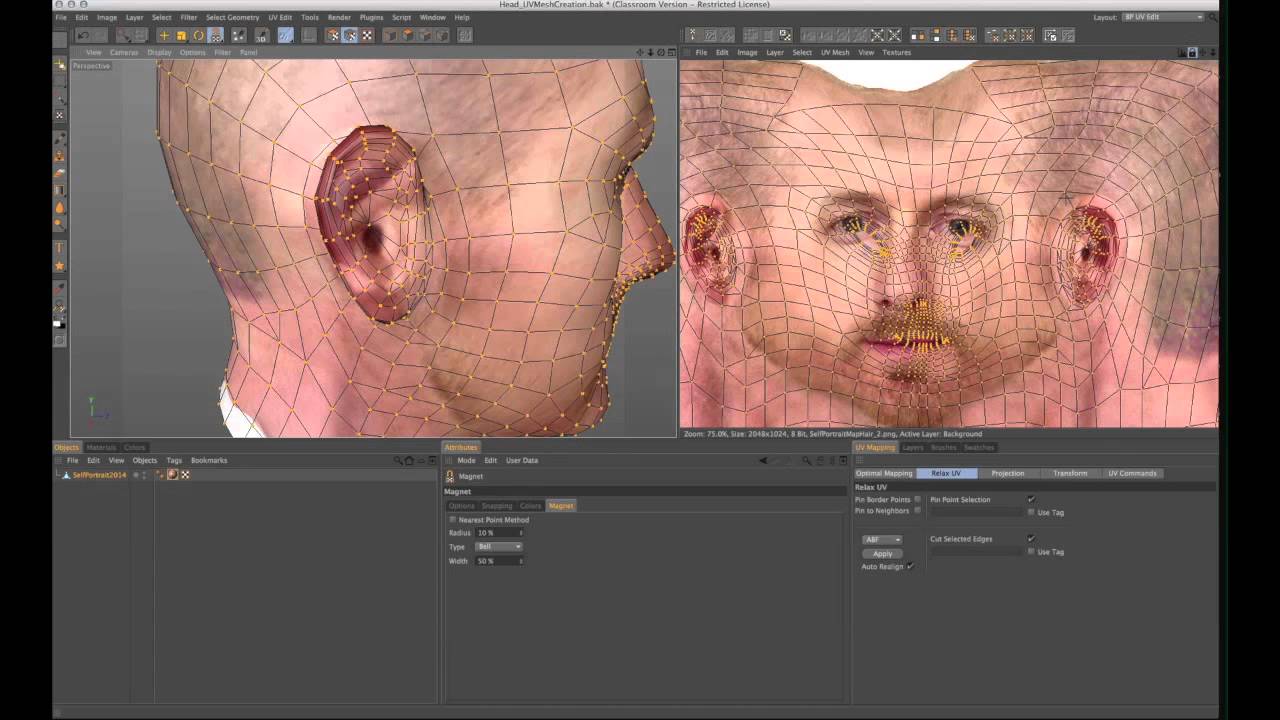 Unwrapping UVs PartV - AddingTextureMaps