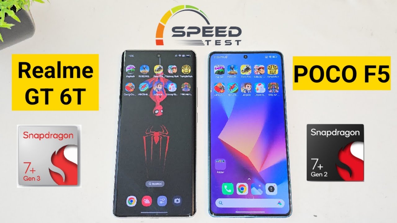 Realme GT 6T vs POCO F5 SpeedTest Ram Management Comparison 🔥🔥#realmegt6t