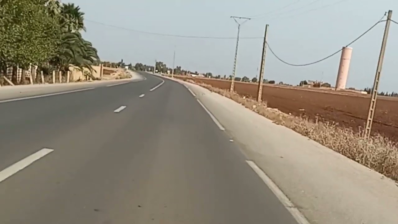 الطريق الرابطة بين جماعةأولاد علي الطوالع وجماعة أولاد يحيى لوطا إقليم بنسليمان(Maroc 🇲🇦)