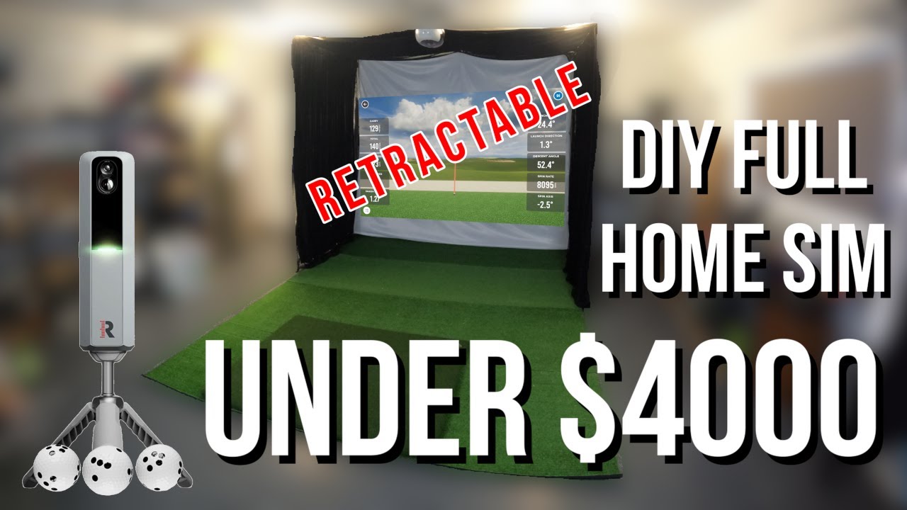 DIY Retractable Golf Simulator | Total Cost Breakdown