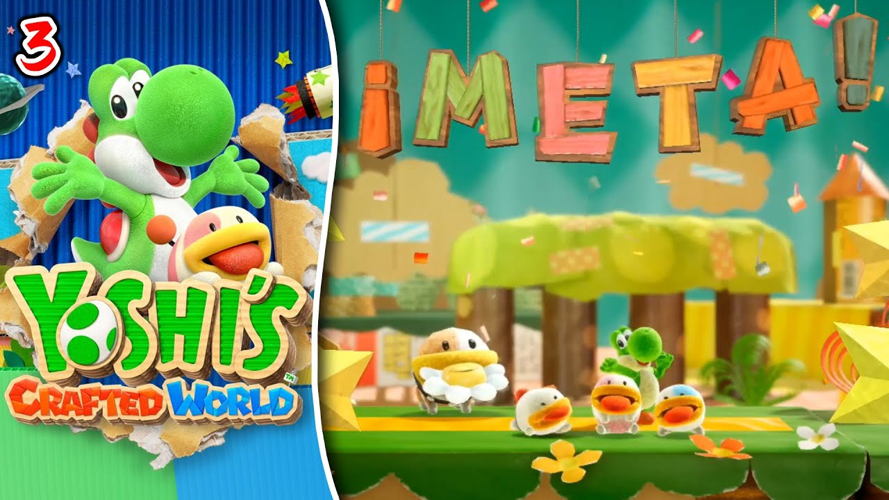 POOCHY Y LOS POOCHITOS | YOSHI'S CRAFTED WORLD #3 | Switch | Gameplay Espa&ntilde;ol