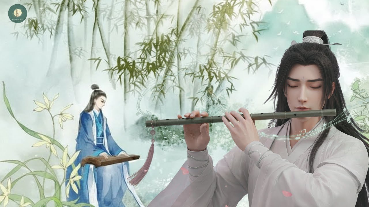 Chinese Zen Music: Bamboo flute, Erhu & Guzheng | Music for relaxing @MoonlitMelodies-68s