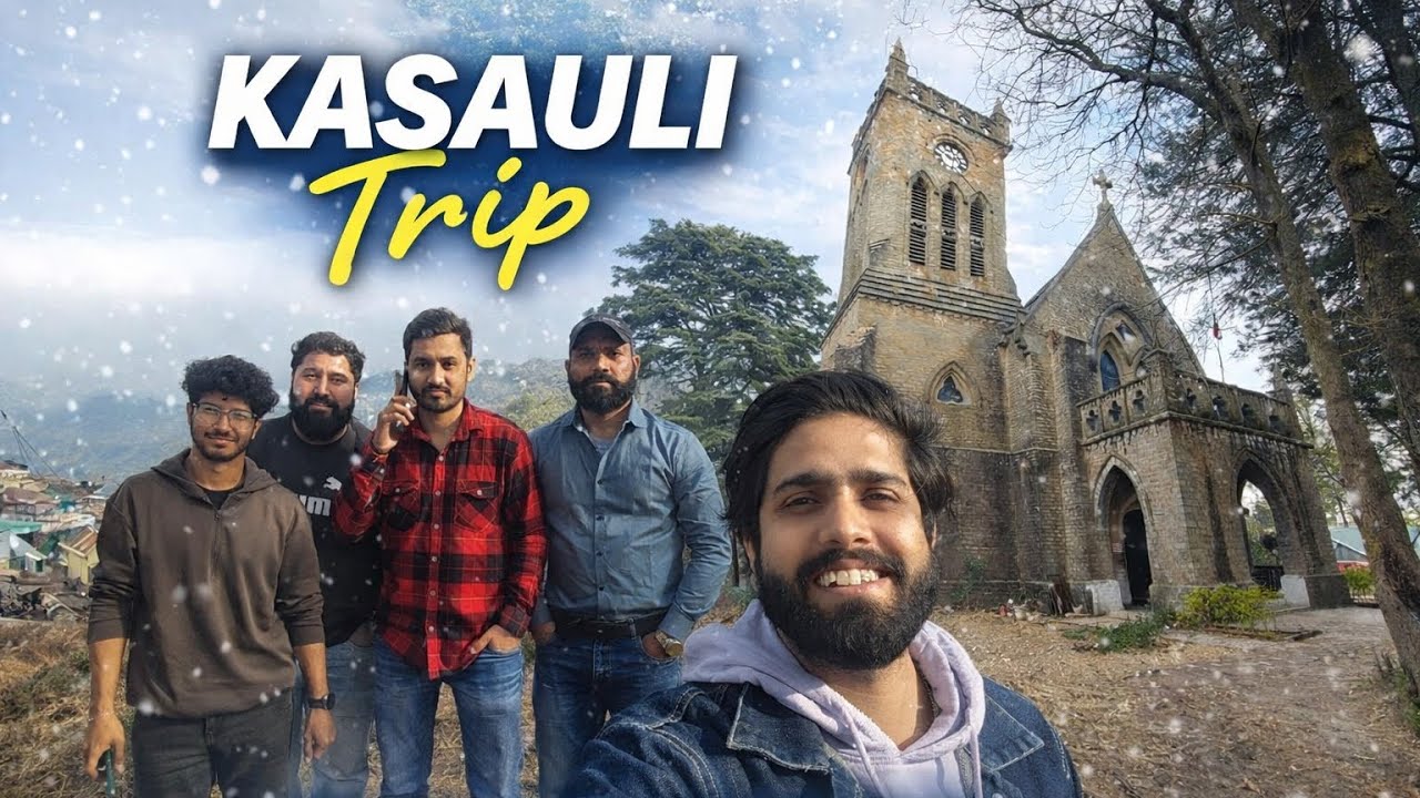 Kasauli Trip 2026 l Delhi to kasauli l Snowfall ???  l Himachal  l  Heritage market l Mall road 