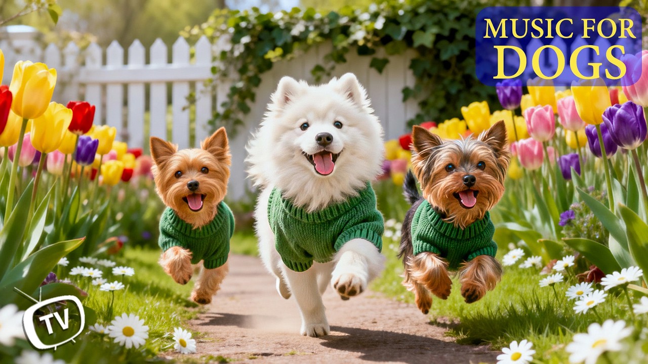 12 Hours of Soothing Music to Calm Your Anxious Dog 🐾 Piano Music for Dogs & Healing Sleep Music