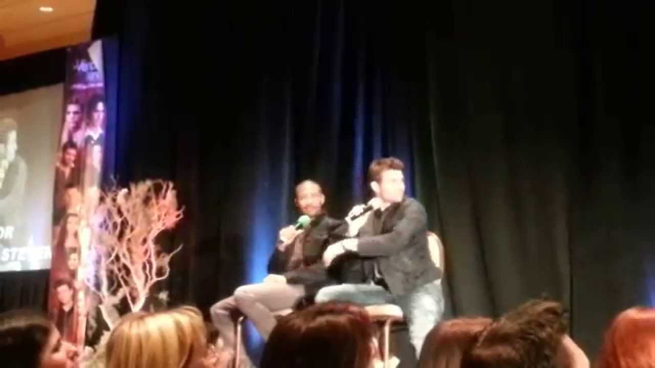 Daniel Gillies & Charles Michael Davis at TVD Con Las Vegas September 2014