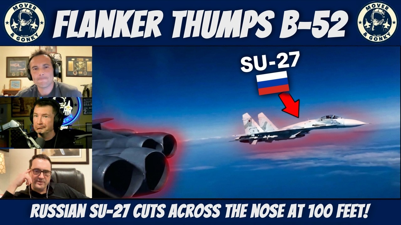 “Hold My Vodka” Intercept | Russian Jet Buzzes B-52