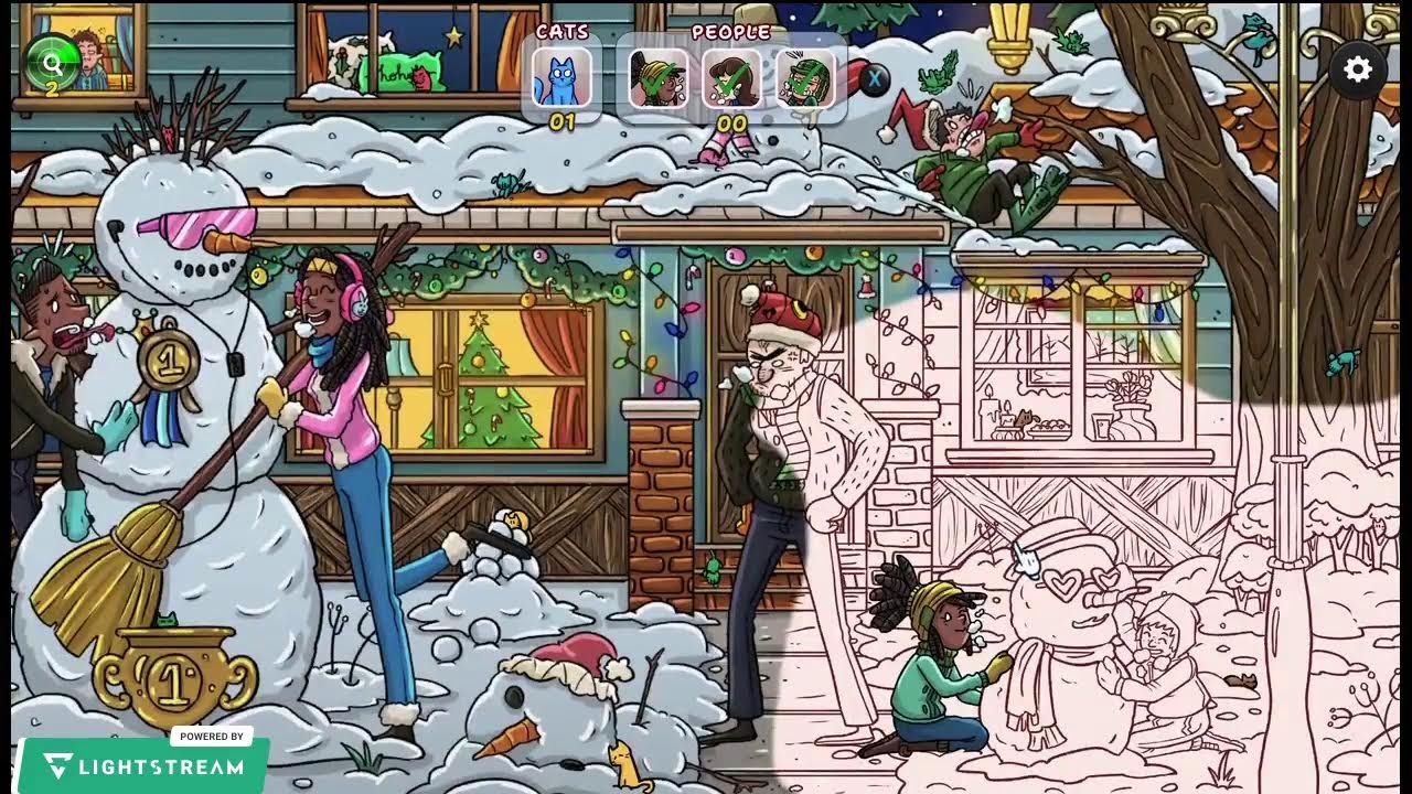 Hidden Cats In Christmas