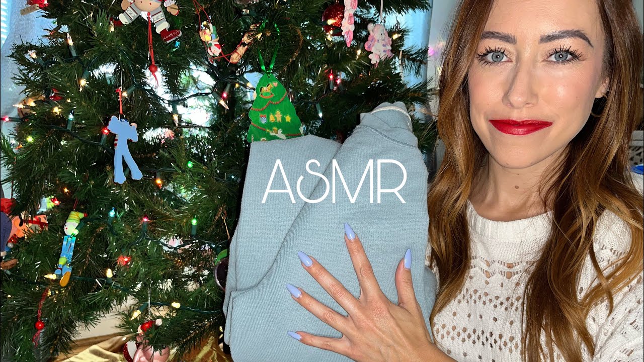 ASMR Folding Sweaters/Lint rolling✨whisper✨lofi 