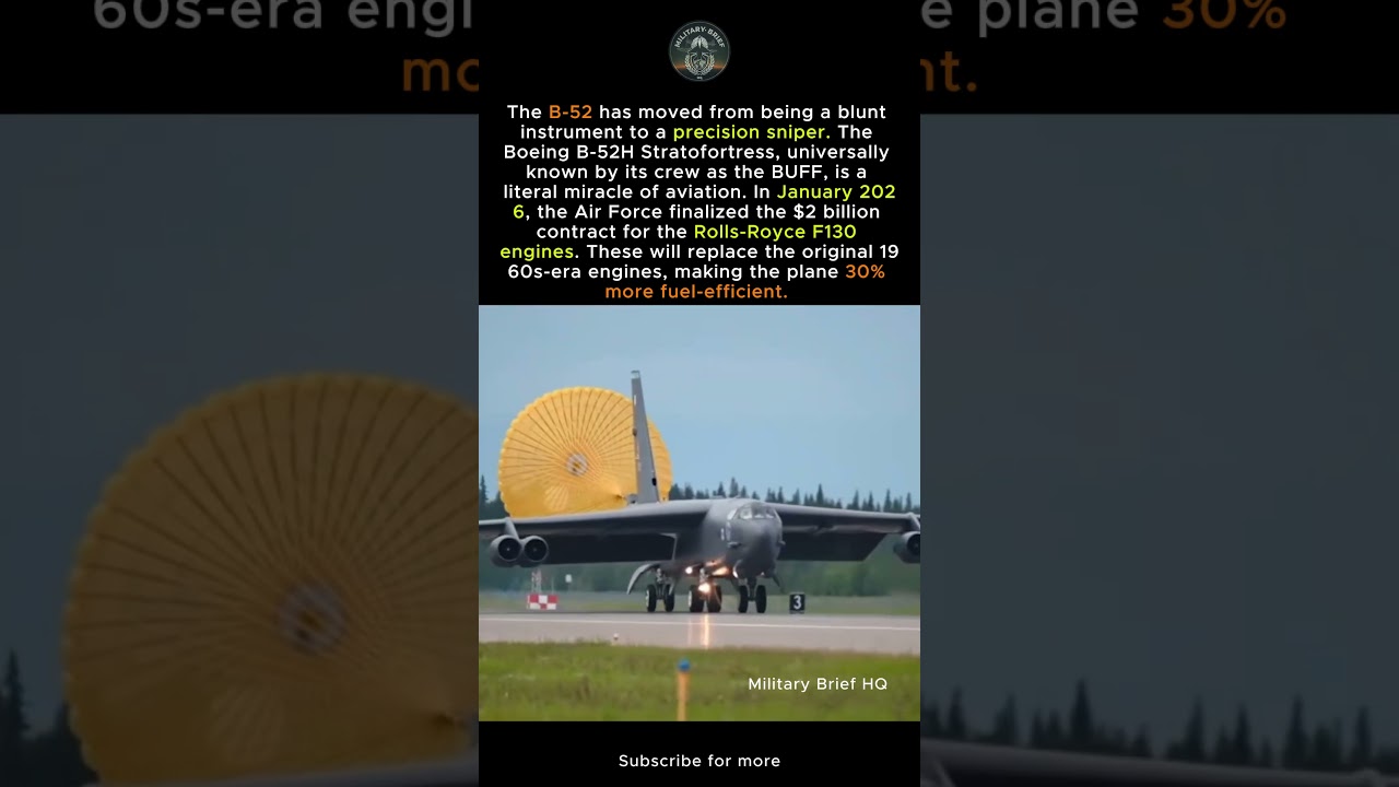 Why the B-52 is Getting 8 Brand New Engines in 2026 ⛽🔥