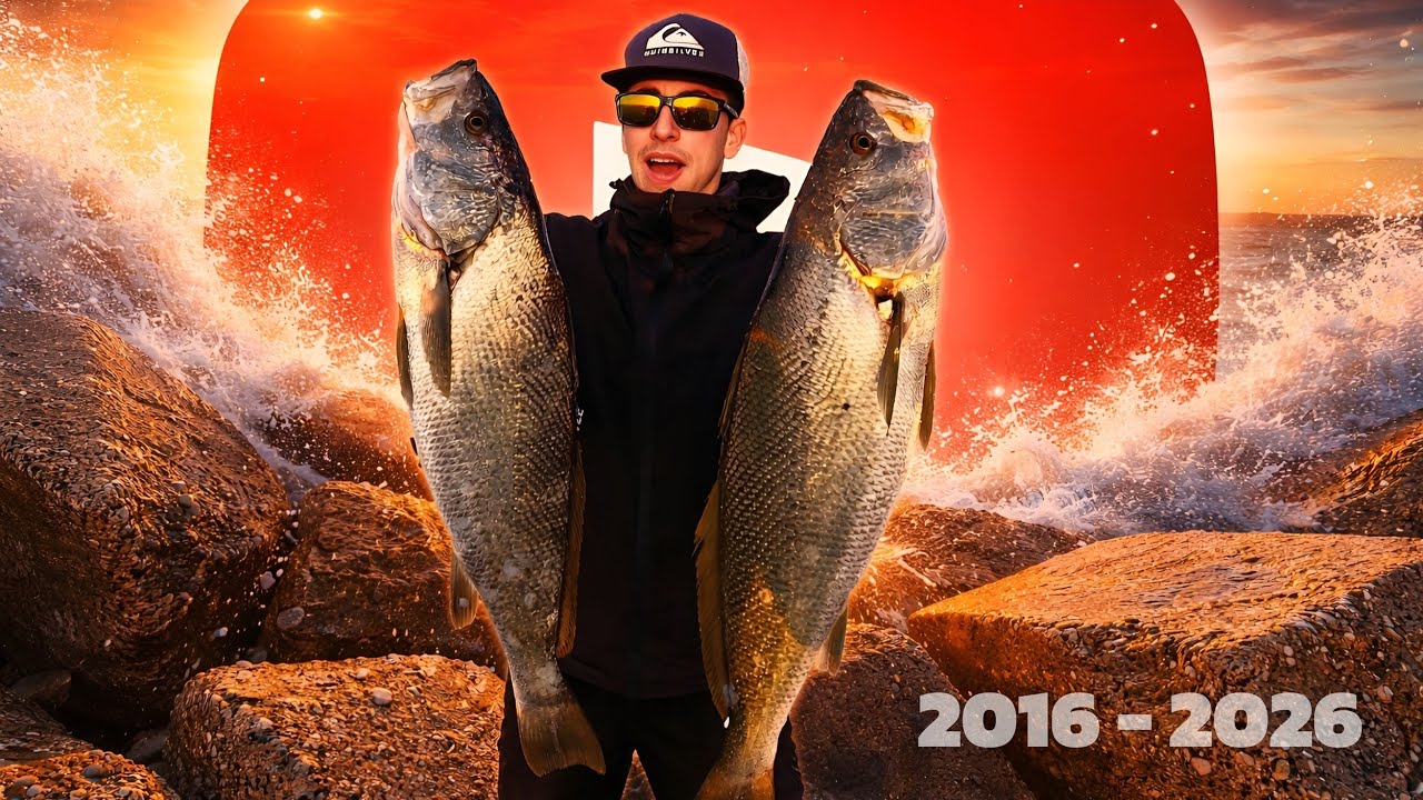PESCANDO con GASTON HUELVA | 10 AÑOS subiendo VÍDEOS de PESCA a YouTube