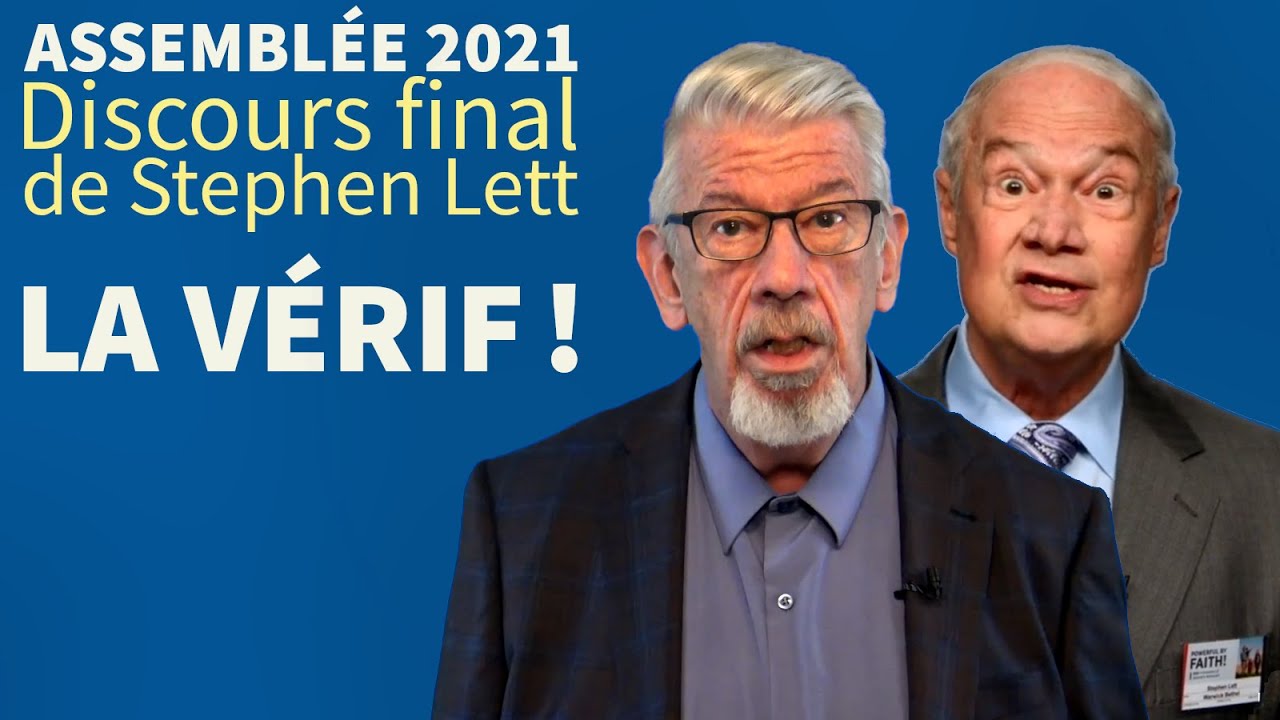 Retour sur le discours final de Stephen Lett à l’assemblée régionale 2021