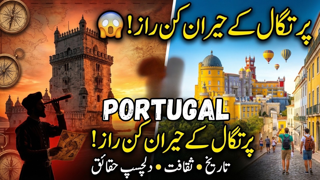 😱Portugal Travel vlog | Amazing Facts and Documentary About Portugal in Urdu/Hindi | پرتگال کی سیر