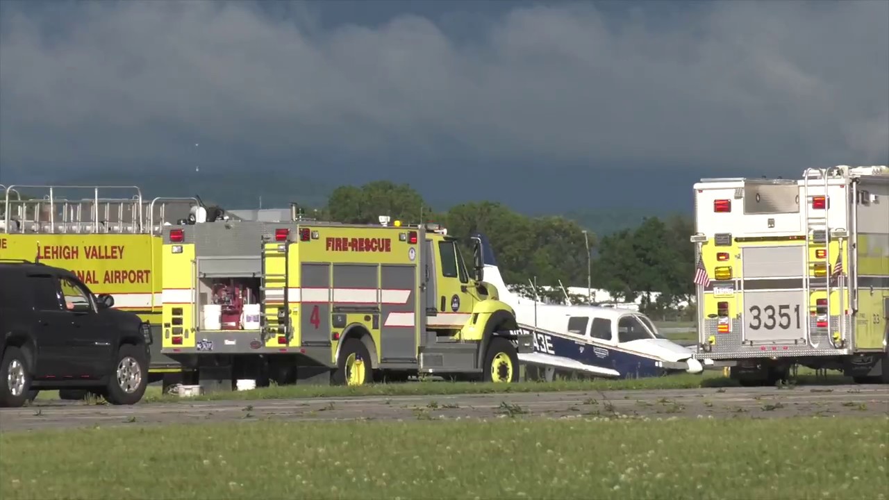 Lehigh Valley International Airport storm damage (ABE) 07/01/17