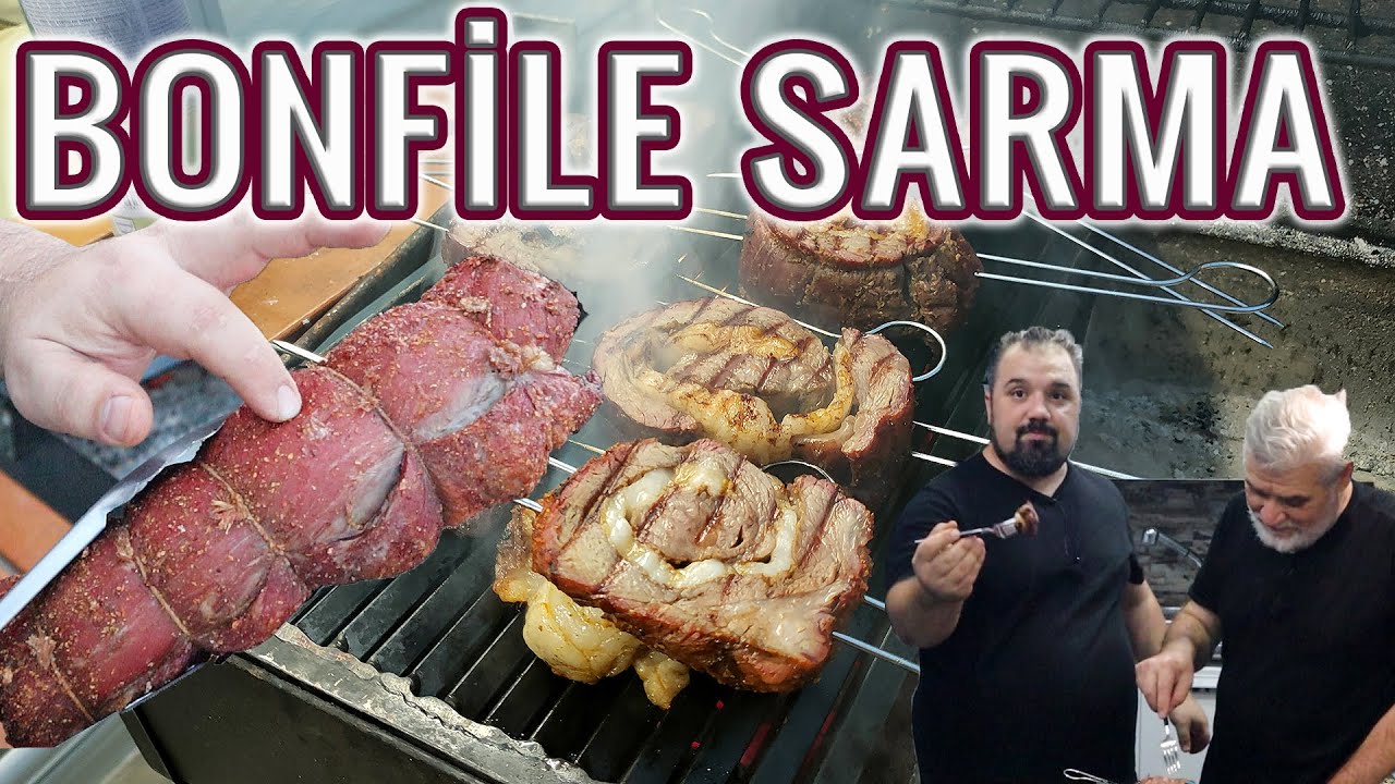 KURBAN ETİNİ 60 GÜN DİNLENDİRDİM !!! MANGALDA SARMA YAPTIM!!! (Mangalda Bonfile Sarma)