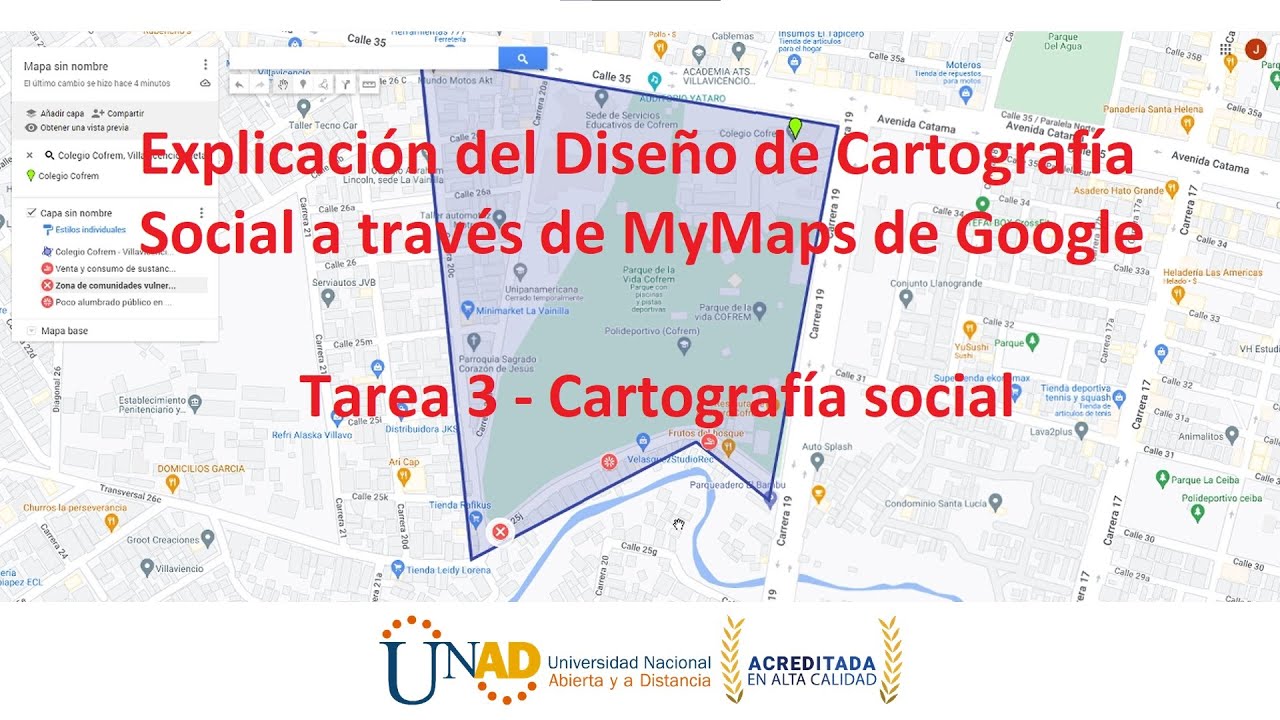 Explicación Cartografía Social Digital  MyMaps Google