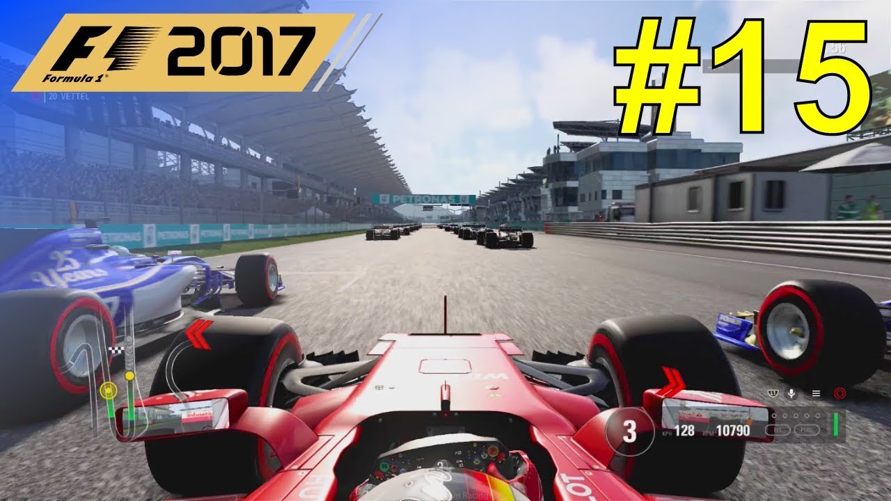 F1 2017 - Let's Make Vettel World Champion Again #15 - 100% Race Malaysia