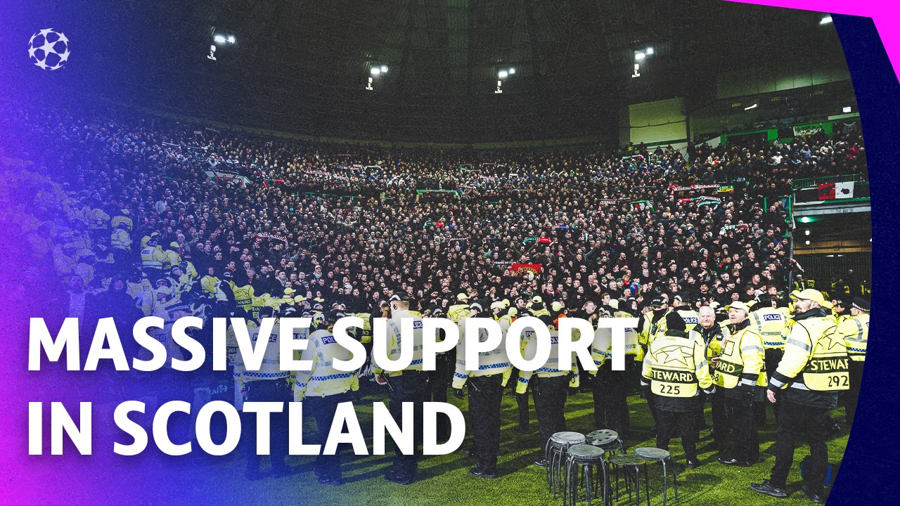 MASSIVE SUPPORT IN SCOTLAND | #UCL STORIES | Celtic - Feyenoord