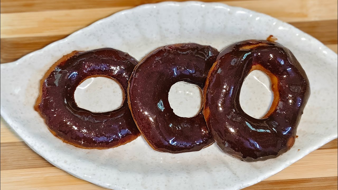 வீட்டிலேயே  Chocolate Donut recipe செய்யலாமே 😍😍#foodie#cooking#trending