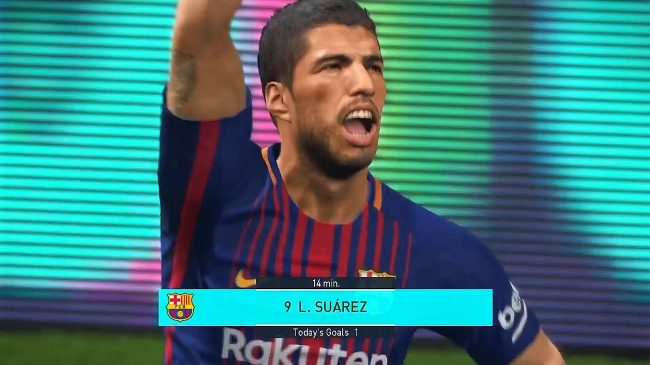 PES 2018 DEMO FC BARCELONA VS. BORUSSIA DORTMUND FULL MATCH