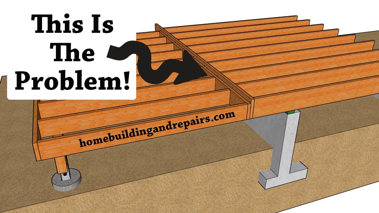 Watch This Video Before You Attach A Deck or Balcony To Floor Cantilever - Structural Framing Tips