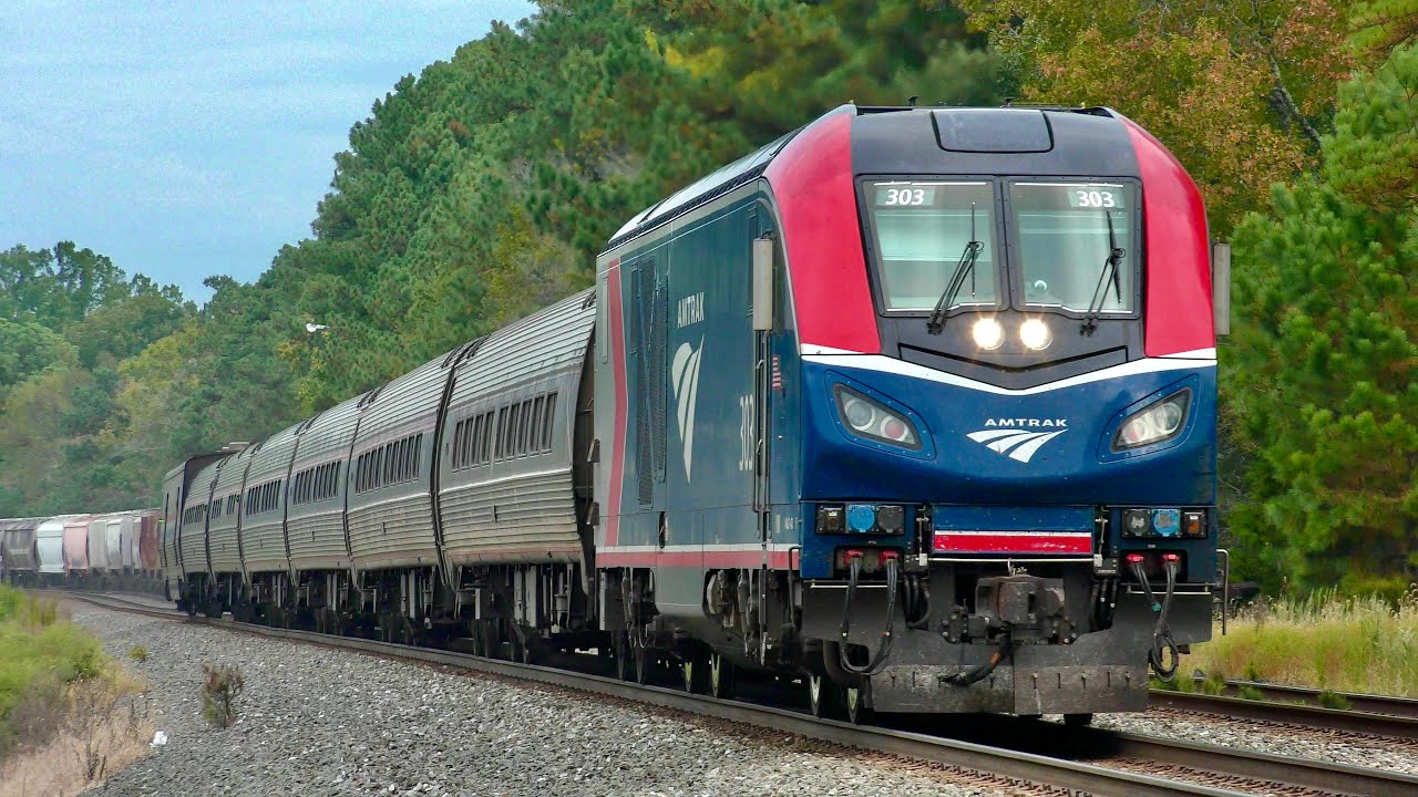 Amtrak Trains & E50 | Durham & Mebane, NC
