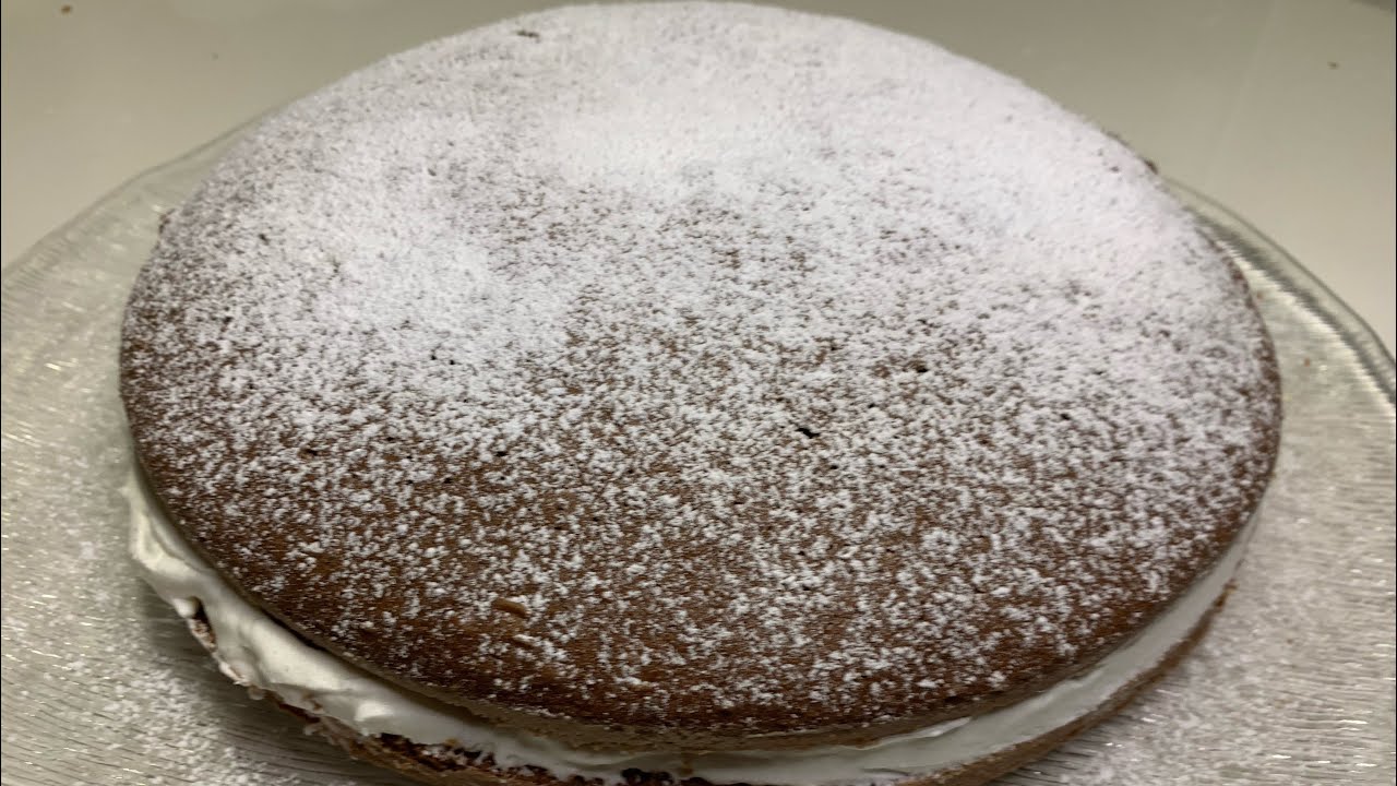 TORTA facile PANNA E NUTELLA 🍫 😋